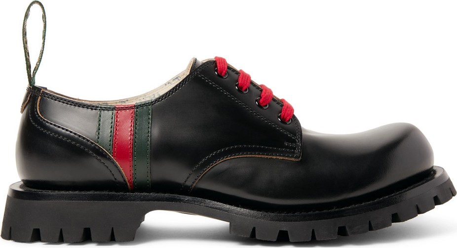 Gucci Arley Leather Derby Shoes