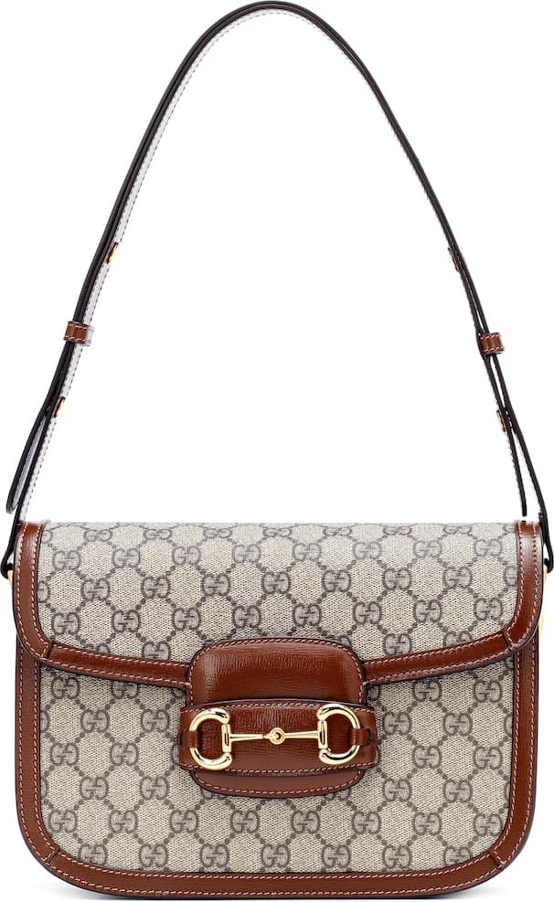 Gucci 1995 Horsebit GG shoulder bag
