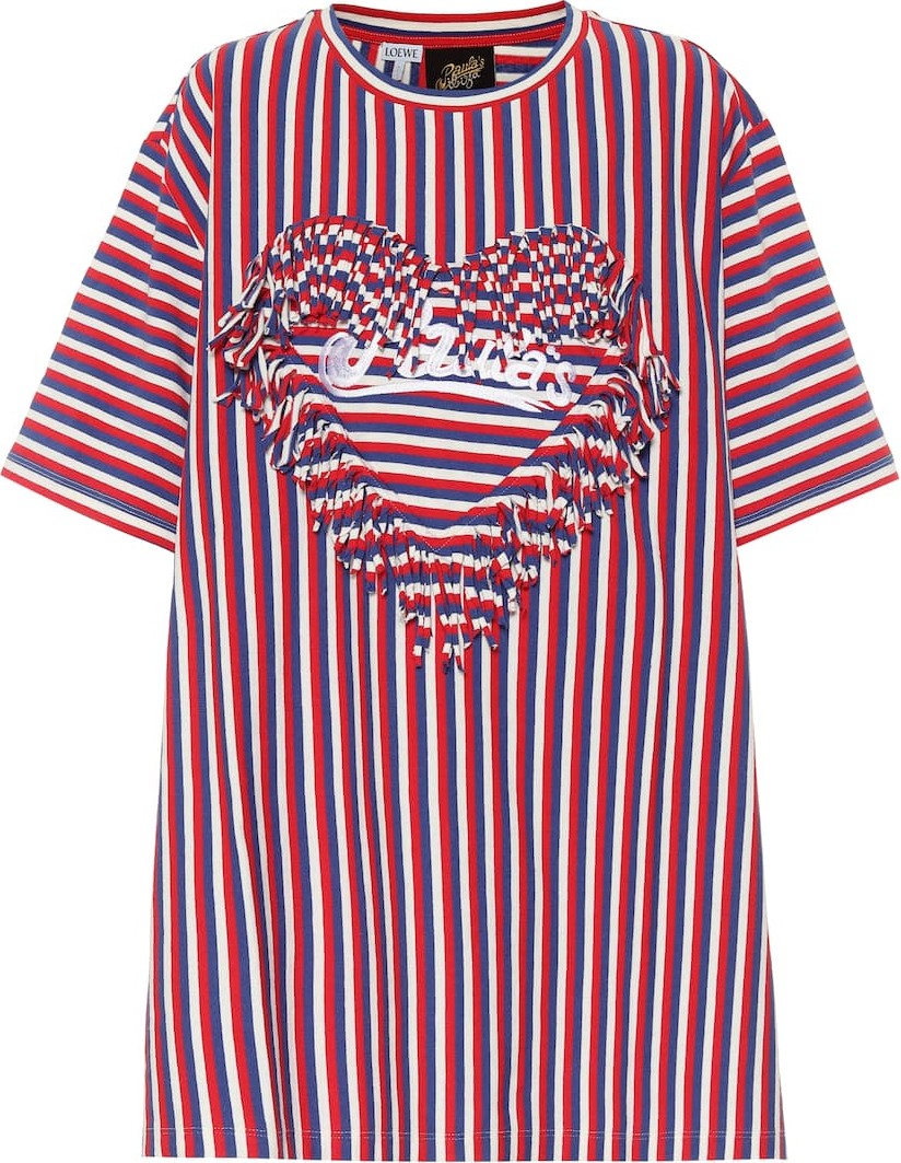 LOEWE Paula's Ibiza striped cotton T-shirt