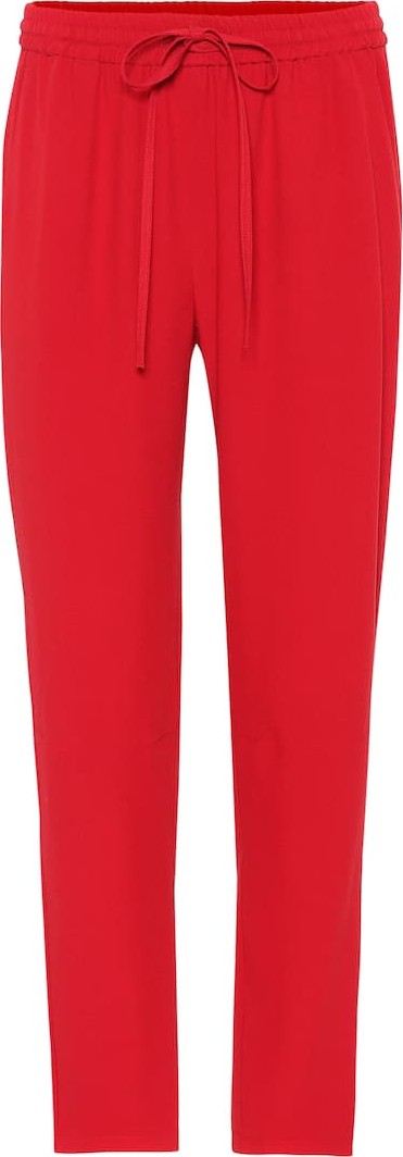 RED Valentino Crêpe slim pants