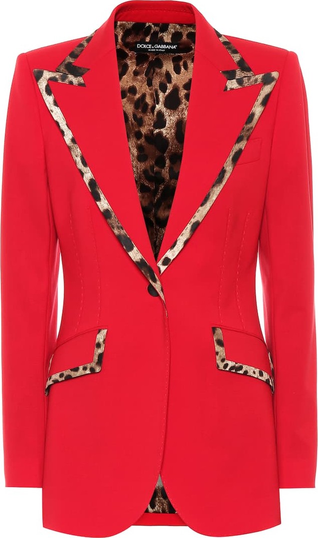 Dolce & Gabbana Virgin wool-blend blazer