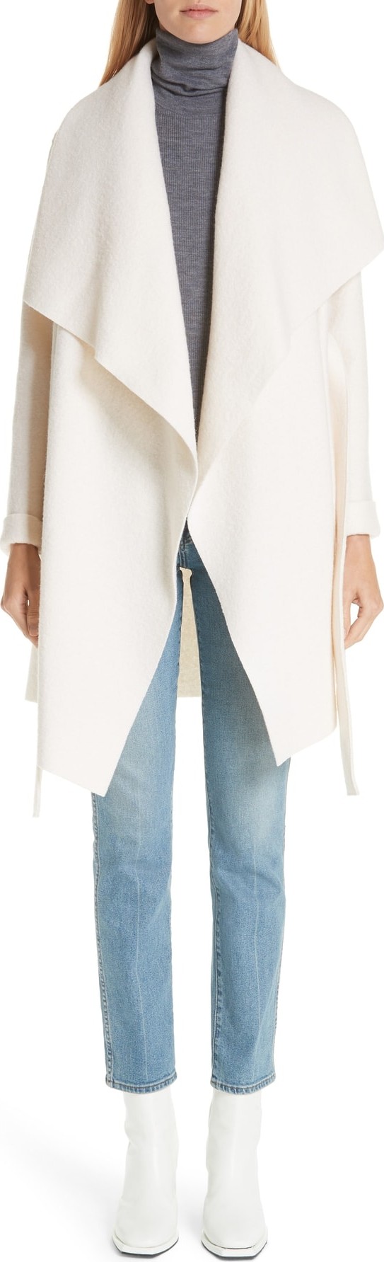 Harris Wharf London Belted Wool Coat