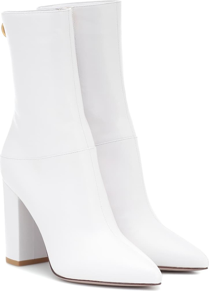Valentino Valentino Garavani leather ankle boots