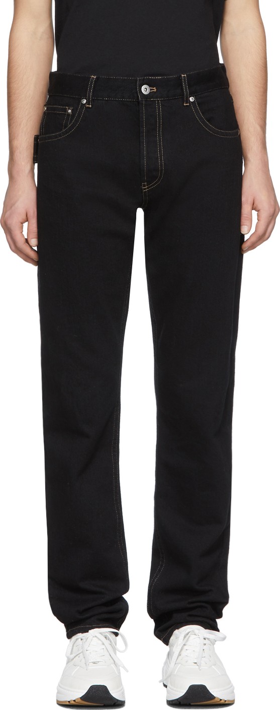 Bottega Veneta Black Japanese Denim Jeans Bottega Veneta Black Japanese Denim Jeans