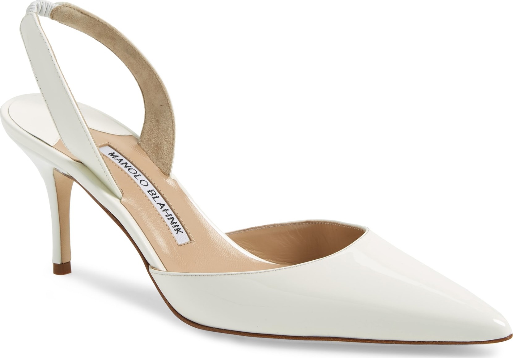 Manolo Blahnik 'Carolyne' Pointy Toe Slingback Pump