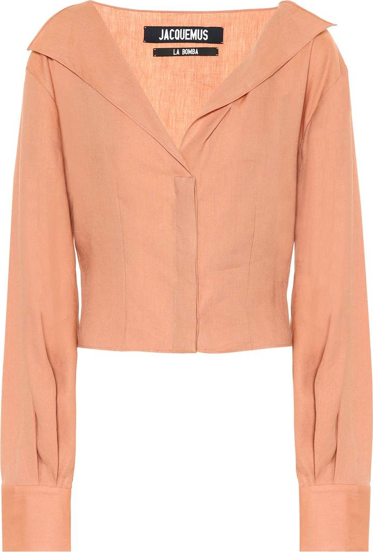 Jacquemus La Chemise linen-blend shirt