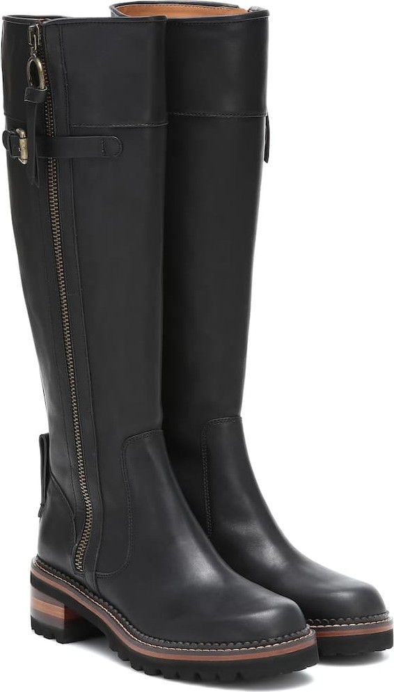 See By Chloé Leather knee-high boots