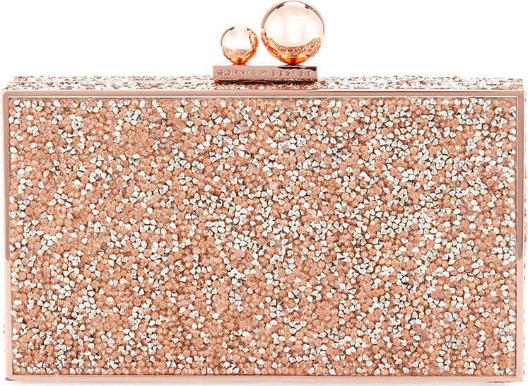 Sophia Webster Clara Crystal Box Clutch Bag