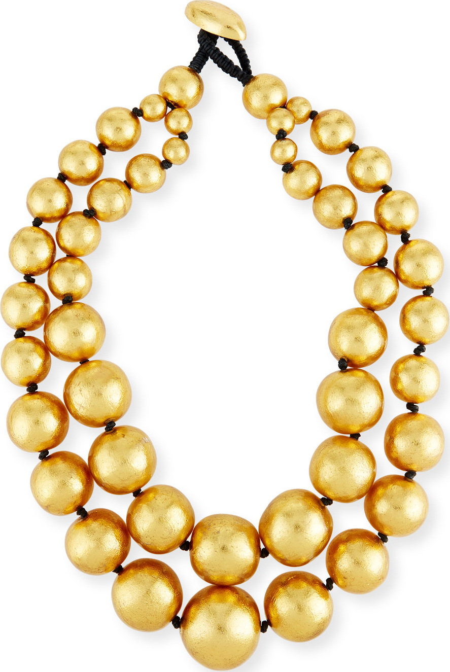 Viktoria Hayman Beaded Double-Strand Necklace