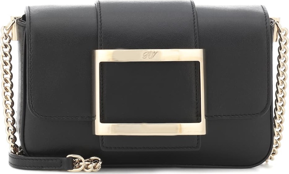 Roger Vivier Très Vivier Micro leather shoulder bag