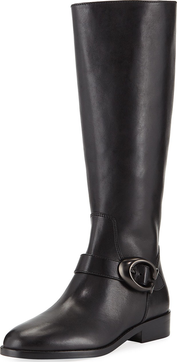 COACH Brynn Buckle Knee Boots