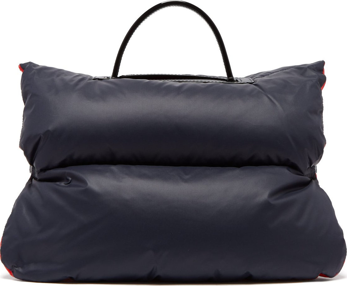 Valextra Reversible mini puffer bag jacket