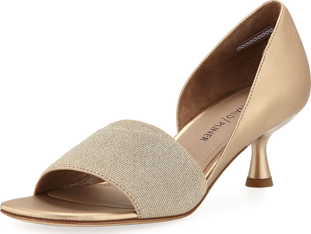 Donald J Pliner Coro 2-Piece Metallic Low-Heel Pumps