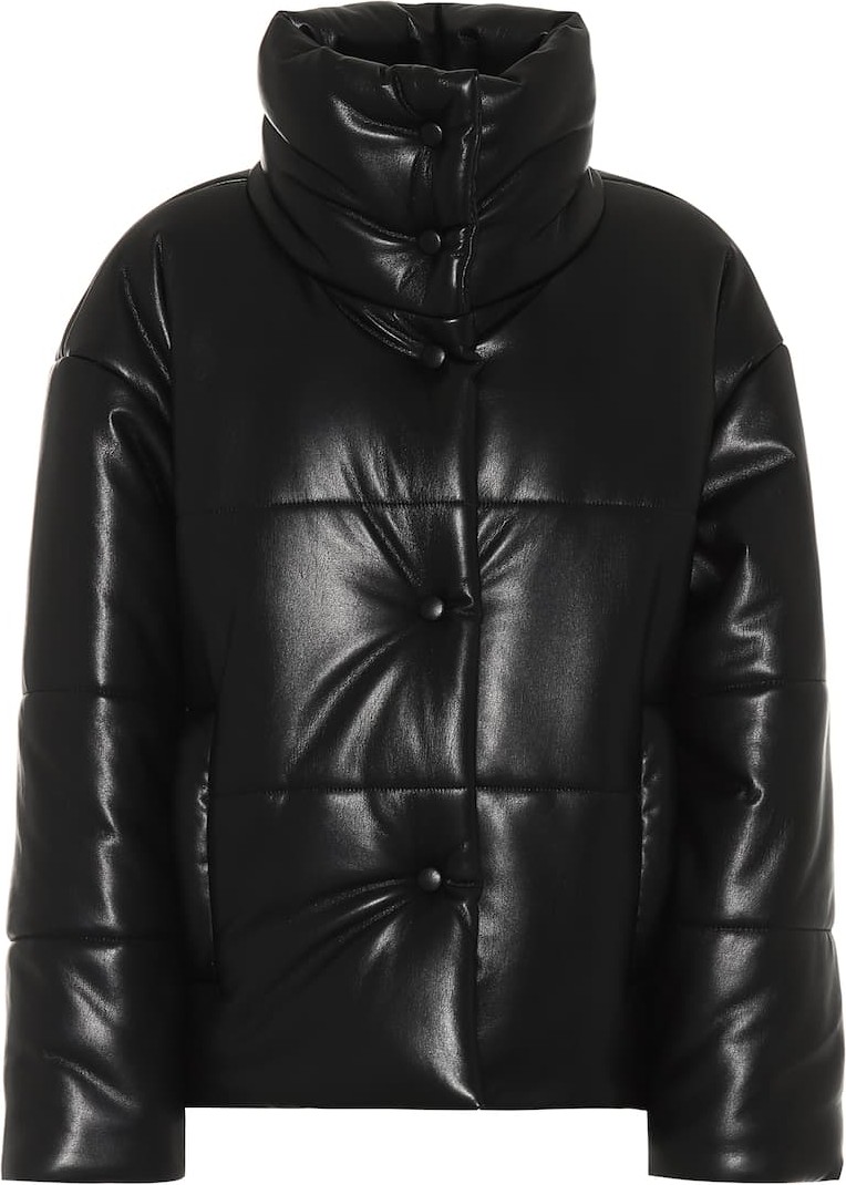 Nanushka Hide faux-leather puffer jacket