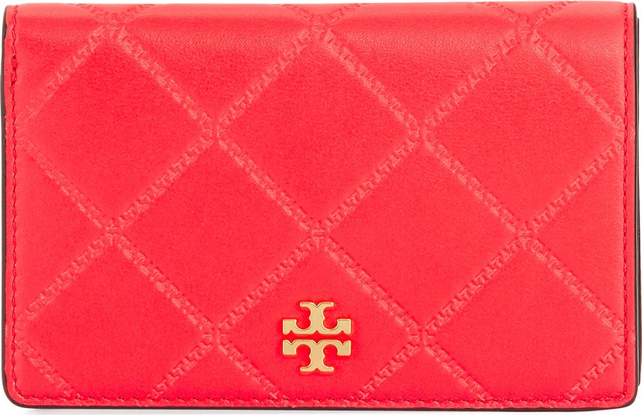 Tory Burch Georgia Medium Slim Snap Wallet