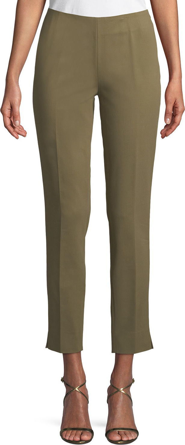 Lafayette 148 New York Fundamental Bi-Stretch Stanton Cropped Pants