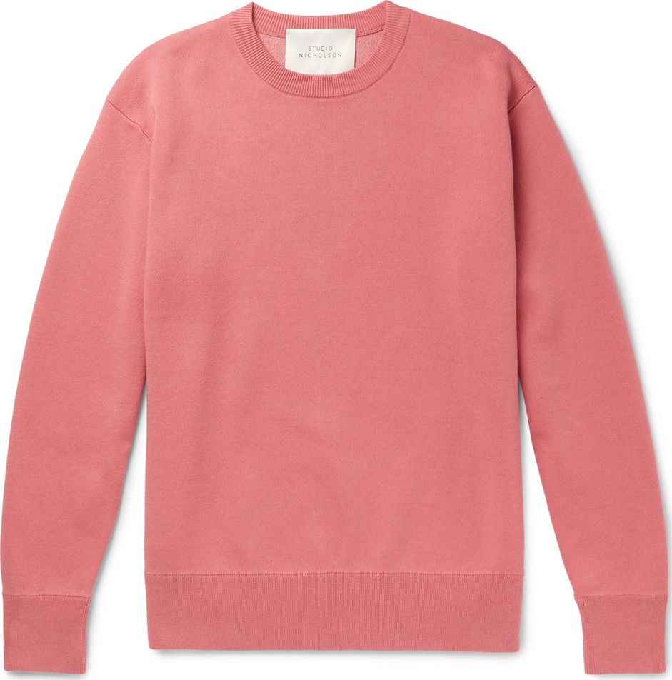 Studio Nicholson Hicks Loopback Cotton and Wool-Blend Jersey Sweatshirt
