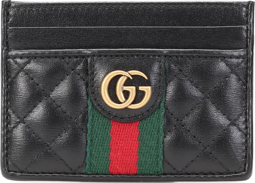 Gucci Double G leather card holder