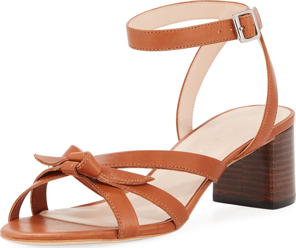 Loeffler Randall Anny Delicate Strappy Leather Sandals