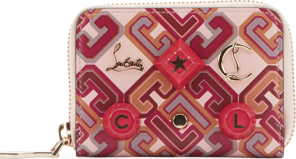 Christian Louboutin Panettone LoubiX Spikes Coin Purse