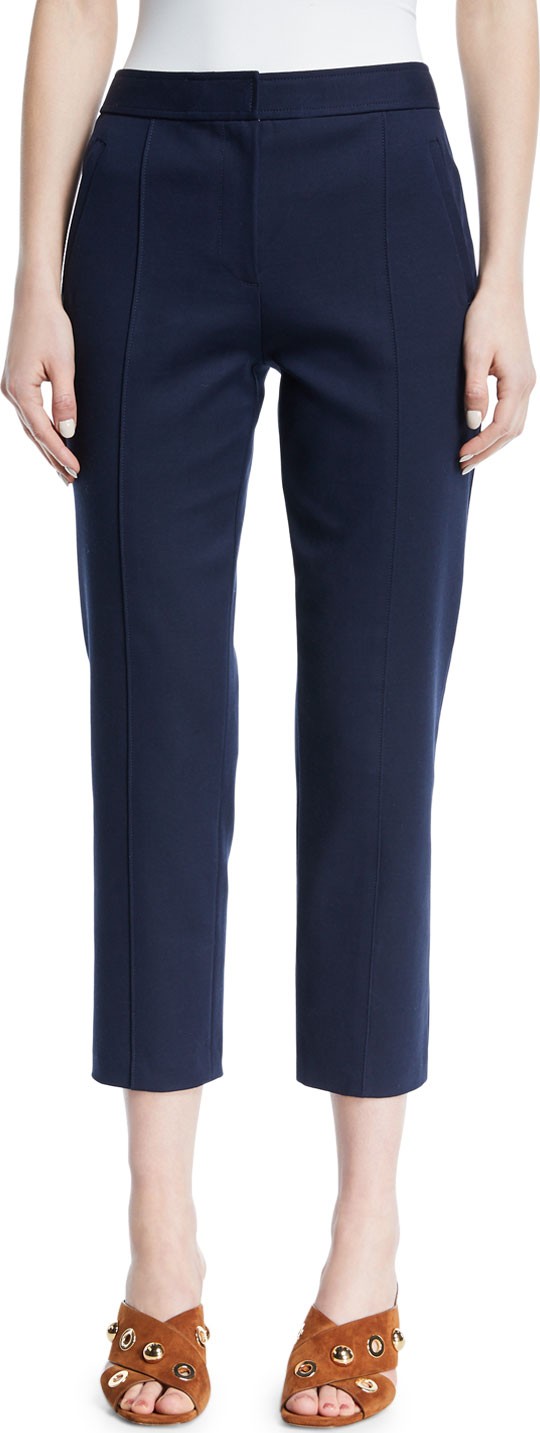 Tory Burch Vanner Slim Cropped Pants