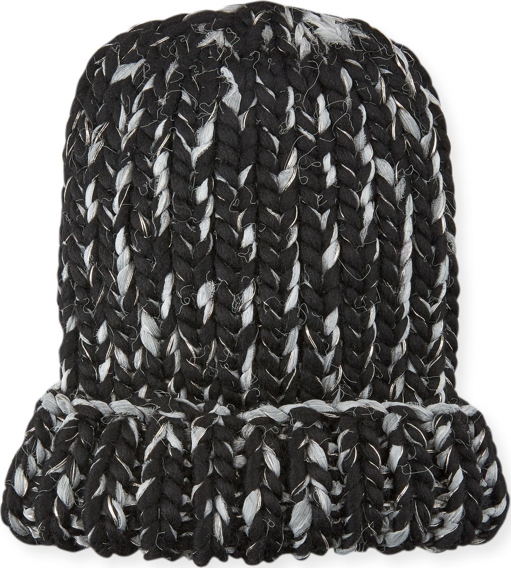 Eugenia Kim Elaine Two-Tone Metallic Knit Hat