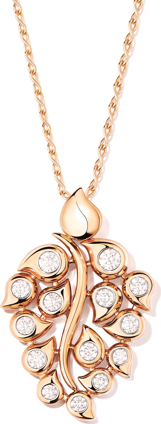 Tamara Comolli Snowflakes Diamond Pendant in 18k Rose Gold