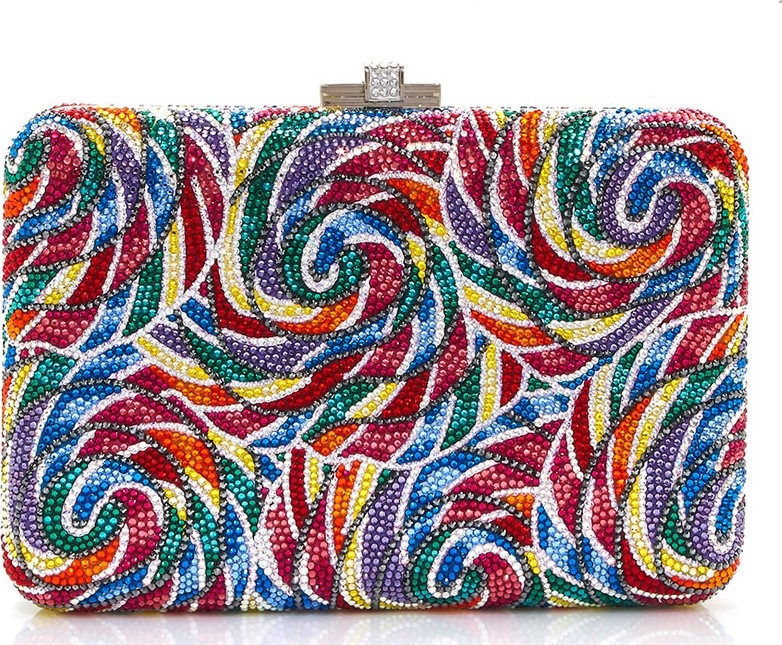 Judith Leiber Whirly Pop Slim Clutch Bag Judith Leiber Whirly Pop Slim Clutch Bag