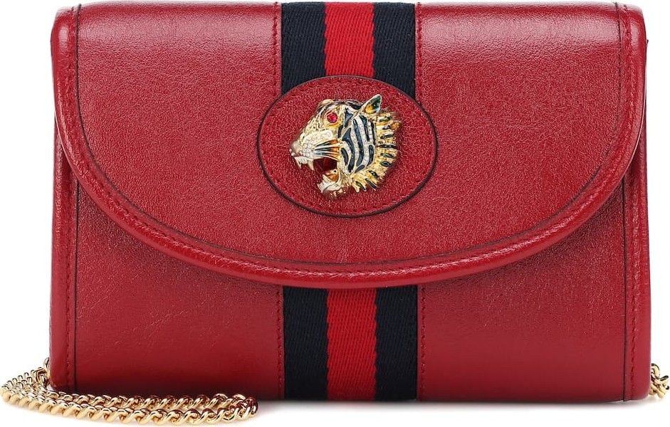 Gucci Rajah Mini leather shoulder bag