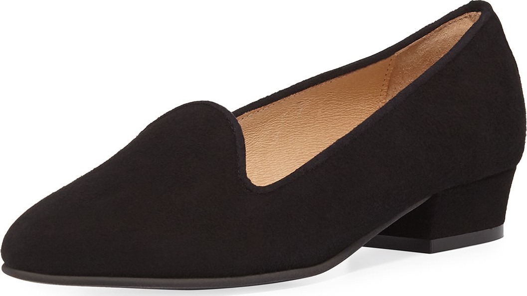 Sesto Meucci Ariele Chunky-Heel Loafer, Black