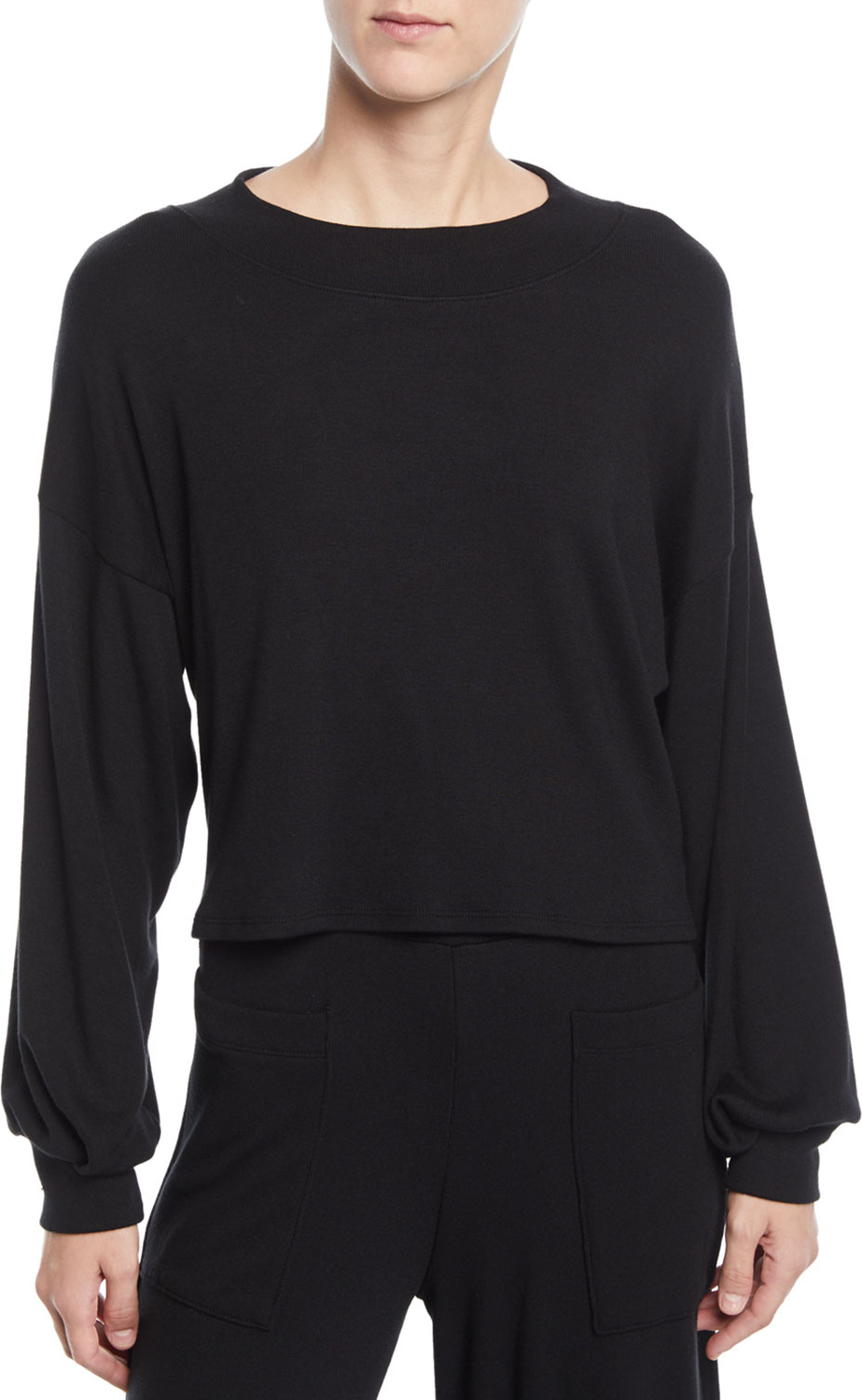 Rachel Pally Luxe Rib Sweatshirt Top
