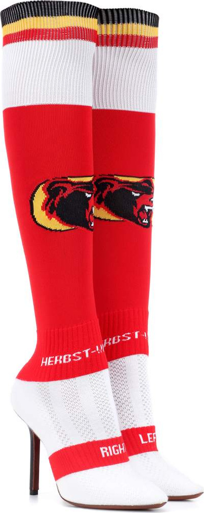 Vetements Stretch knit sock boots