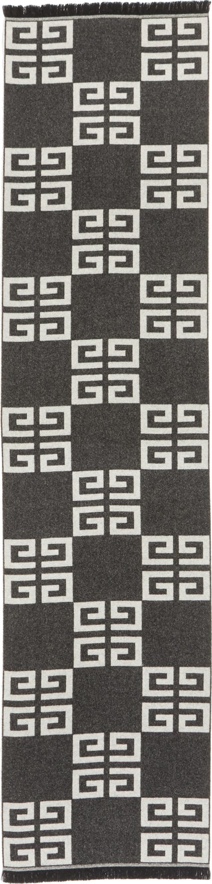 Givenchy 4G Check Cashmere Scarf