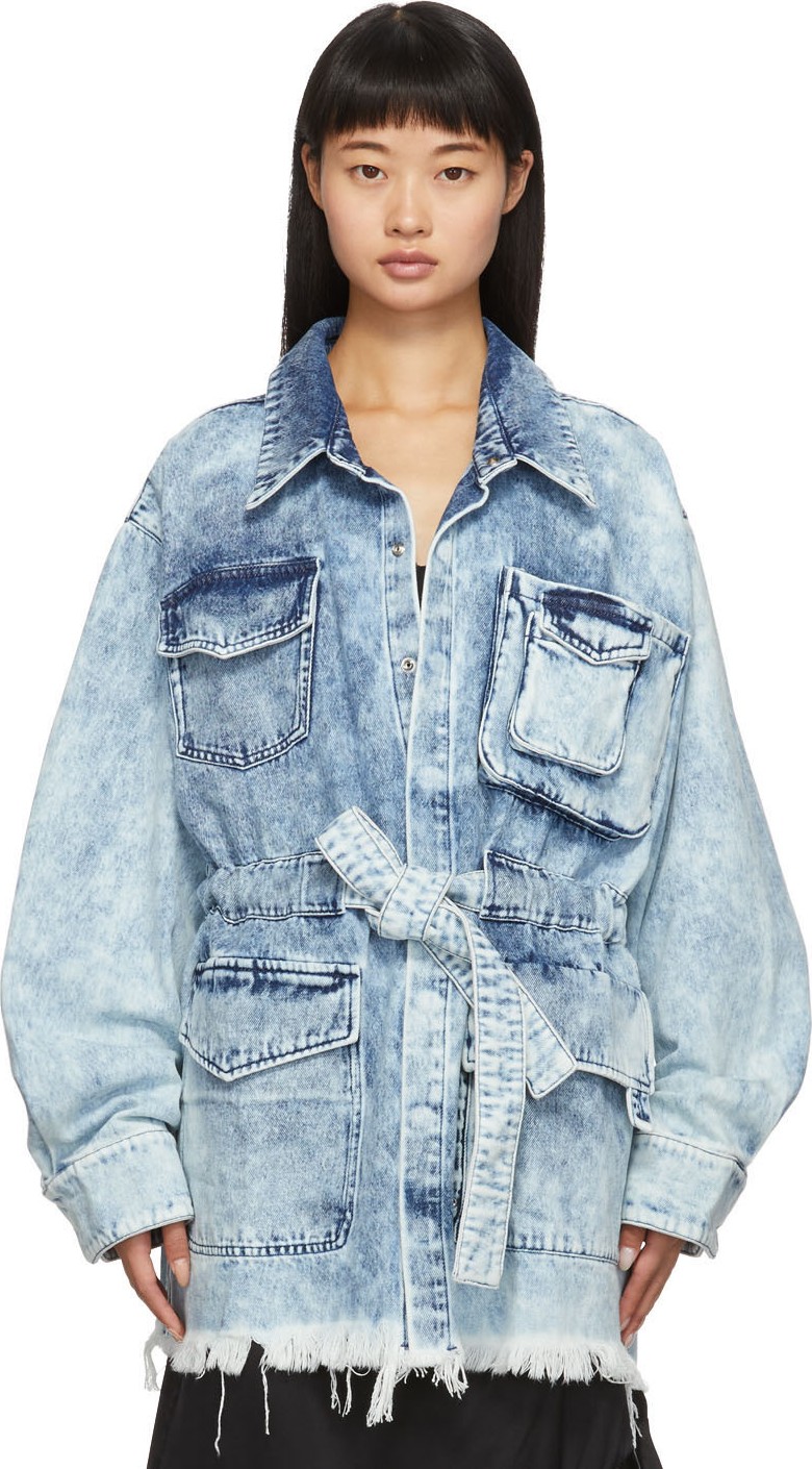 Marques'Almeida Blue Denim Multipocket Jacket