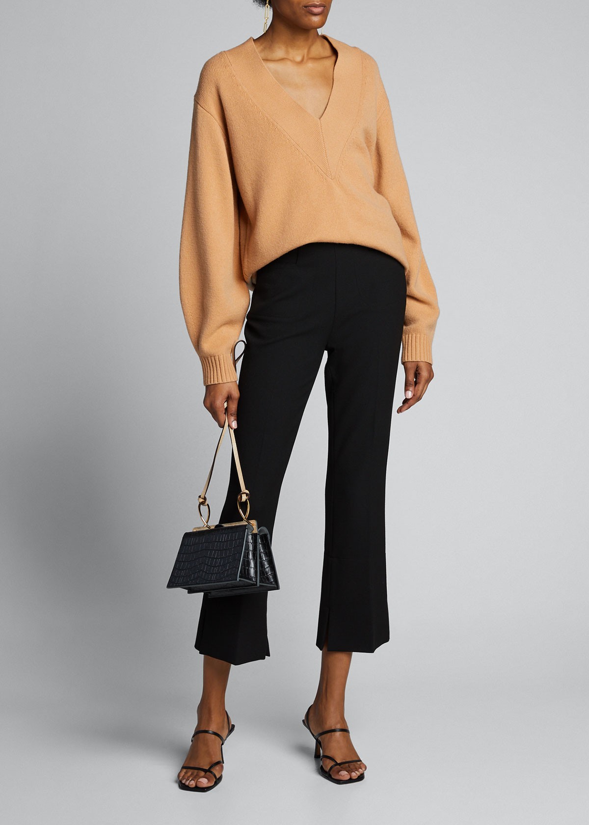 Tibi Airy Extrafine Wool Sweater