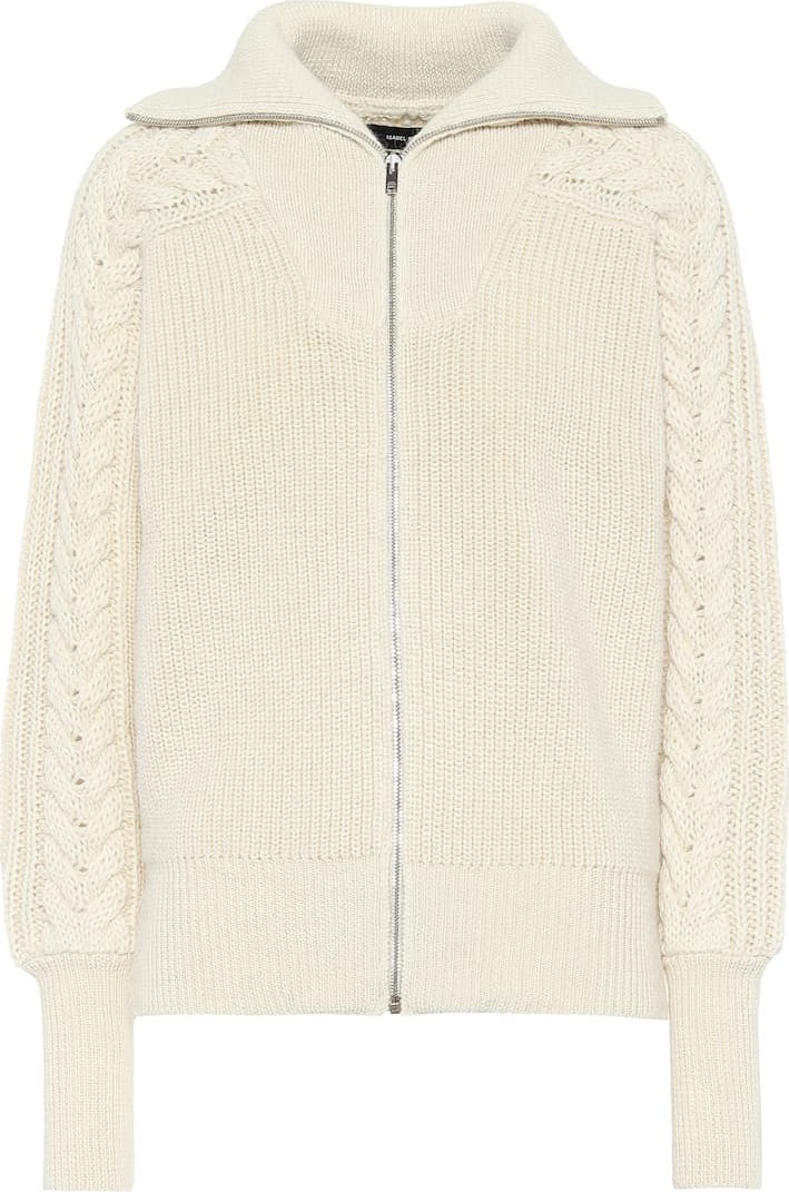 Isabel Marant Lenz alpaca and wool cardigan