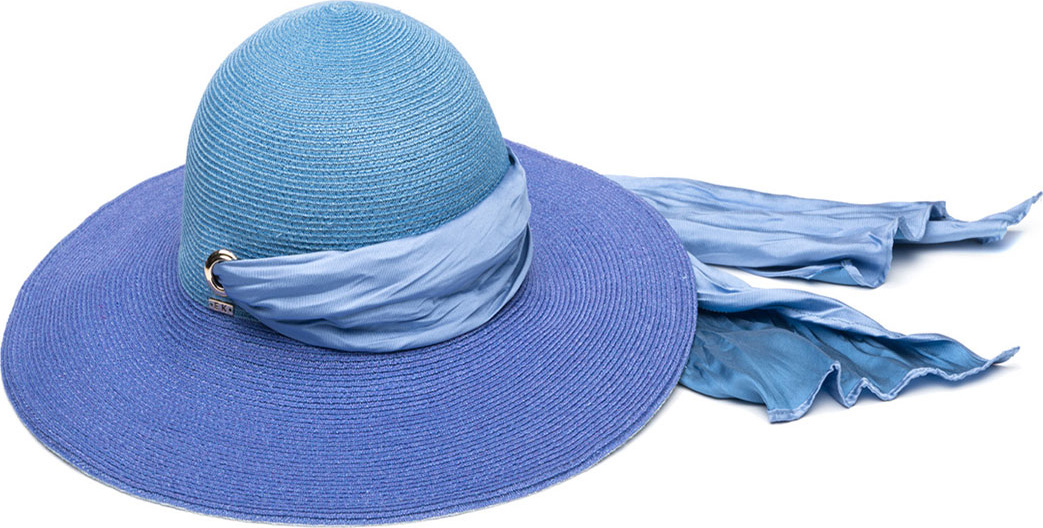 Eugenia Kim Honey Floppy Ombre Hemp Sun Hat with Satin Band