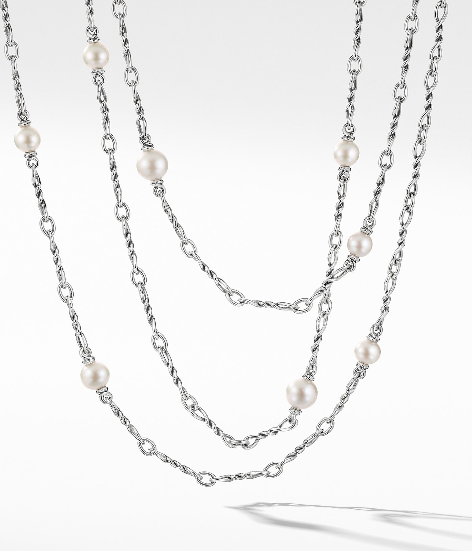 David Yurman Continuance Pearl Small Chain Necklace