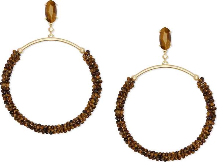 Kendra Scott Russel Hoop Drop Earrings
