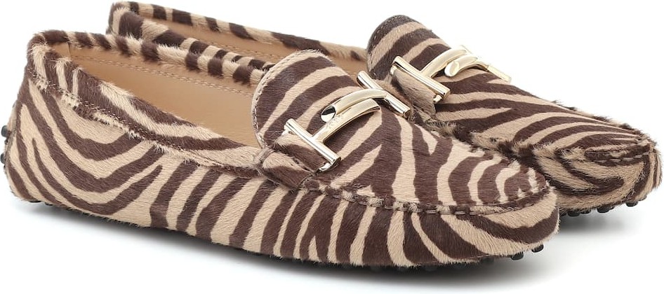 Tod's Gommino calf hair loafers