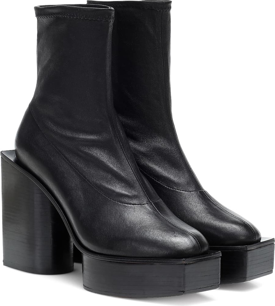 Robert Clergerie Bonnie leather ankle boots