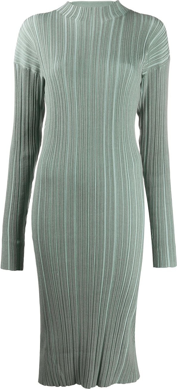 Acne Studios - Ribbed long-sleeve midi dress