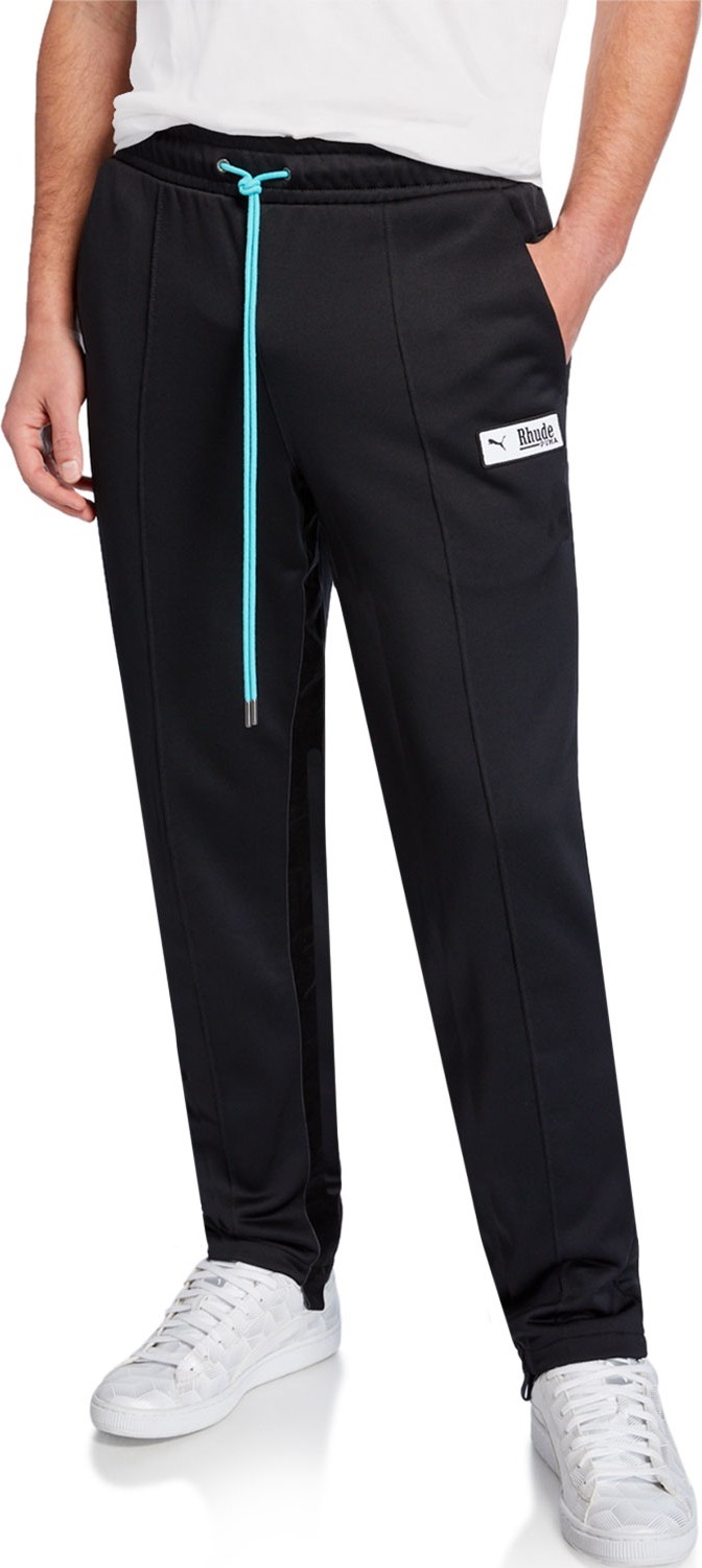 Victoria Beckham Twill Slit-Cuff Tuxedo Trousers, Black