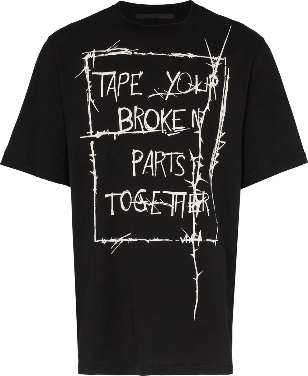 Haider Ackermann boxy fit graphic t-shirt