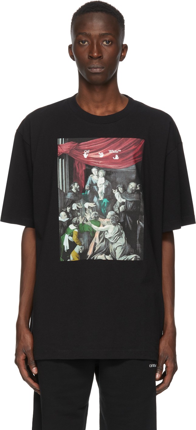 Off White Black Caravaggio Painting T-Shirt