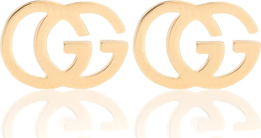 Gucci GG 18kt gold stud earrings