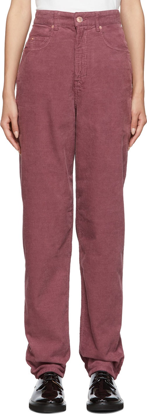 Isabel Marant Etoile Pink Corsyv Trousers