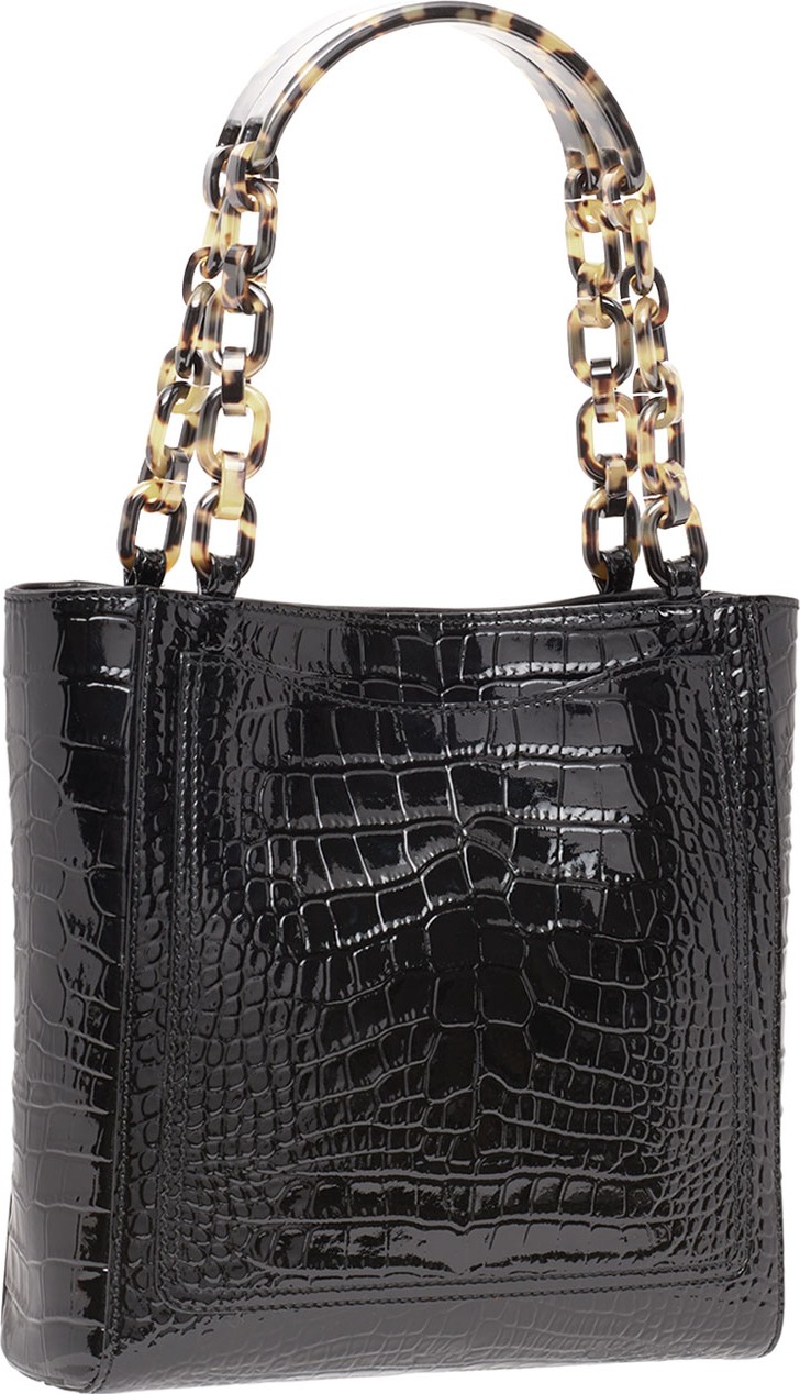 Edie Parker Mini Exotic-Embossed Tote Bag