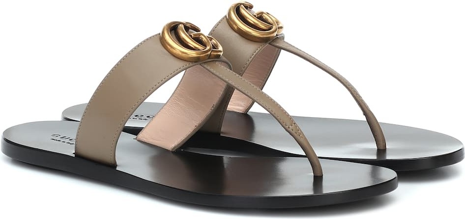 Gucci Marmont leather sandals