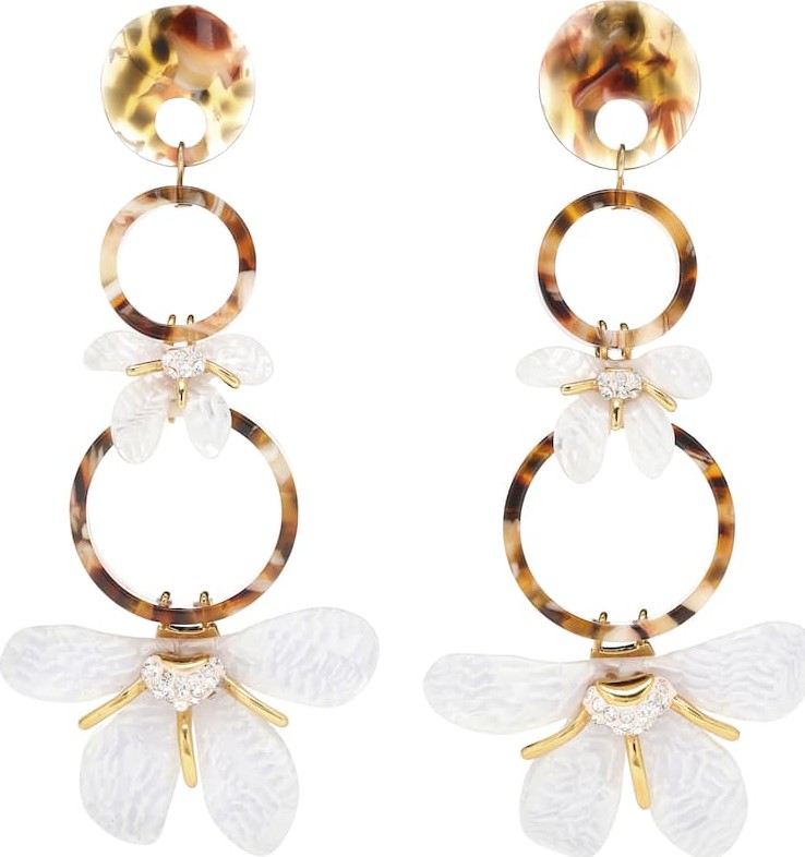 Lele Sadoughi Trumpet drop earrings
